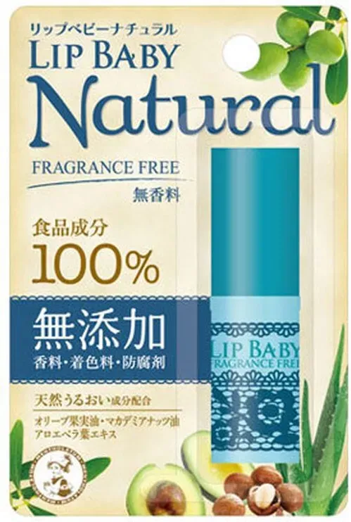 Mentholatum Lip Baby natürlicher, zusatzstofffreier Lippenbalsam (duftneutral) 4 g