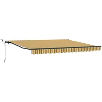VidaXL Automatische Einziehbare Markise mit LED Mehrfarbiger Streifen 400x300