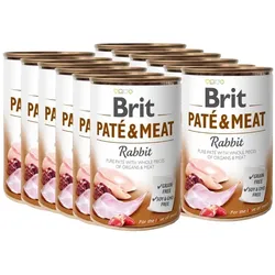 BRIT PATE & MEAT RABBIT 12x400g