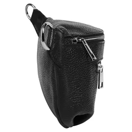 Samantha look Gürteltasche echt Leder, Made in schwarz