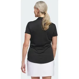 adidas Solid Performance Short Sleeve Poloshirt Black M