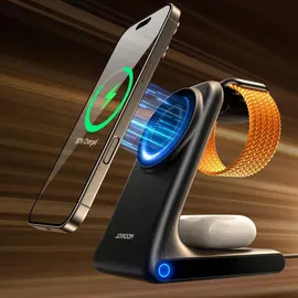 Joyroom JR-W15 Wireless Charger Ladestation mit MagSafe - Schwarz