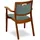 Home Affaire Armlehnstuhl London Massivholz rot