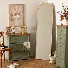 Atmosphera Standspiegel Kim 50 x 180 cm Braun
