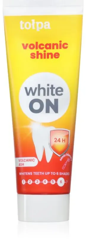 Tołpa On White Volcanic Shine bleichende Zahnpasta 75 ml