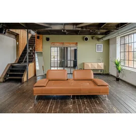KAWOLA Schlafsofa Wiolo Leder cognac