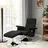 Homcom Massagesessel mit Fußhocker elektrisch 95 x 88 x 78 cm Schwarz