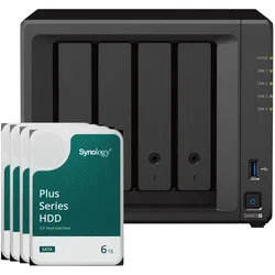 Synology DS923+ 24TB Synology Plus HDD NAS-Bundle NAS inkl. 4x 6TB Synology Plus HDD 3.5 Zoll SATA