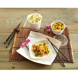 VEPATIM 25x Suppenbecher thermoisolierend inkl. Deckel SOUP TO GO PP 500 ml weiss