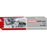 Novus Heftklammern 24/6 Super 10.000 Stück