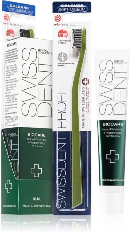 Preisvergleich Produktbild Swissdent Biocare Combo Pack Zahnpflegeset