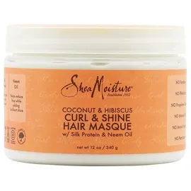 Shea Moisture Kokosnuss & Hibiskus Locken Glanz Haarmaske 340 ml
