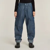 G-Star für Damen. D23222-D303-001 Cargo 3D-Boyfriend-Hose blau (23/30), Lässig,