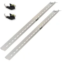 Trutzholm Auffahrrampe 194 cm 200 kg starr Aluminium gelocht silber 2 St.