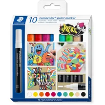 Staedtler Acrylmarker 10 St. Mehrfarbig