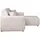 Home Affaire Ecksofa HOME AFFAIRE "Nosia L-Form", beige (creme), B:234cm H:85cm T:163cm, 100% Polyester, Sofas, Ecksofa, incl. 2 Zierkissen, mit feiner Steppung