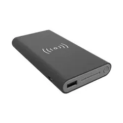 RealPower PB-8000, 8000 mAh, Kabelloses Aufladen, 5 V, Schwarz