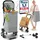 eloneo Einkaufsroller Treppensteiger Grau 56 L