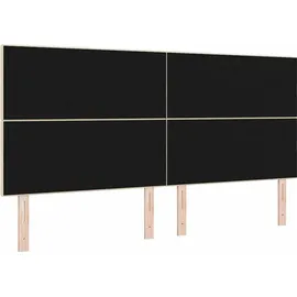 vidaXL Höhenverstellbares Kopfteil mit Kopfteil Creme 200 cm Stoff - Creme