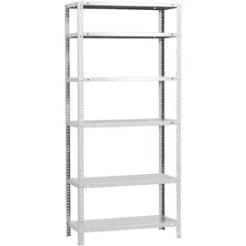 Simonrack Metallregal 6 Böden 2000x900x400 mm Weiß