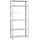 Simonrack Metallregal 6 Böden 2000x900x400 mm Weiß