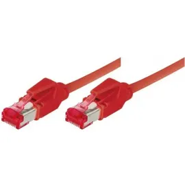 Tecline Industrie-Patchkabel Cat. 6A, S/FTP PiMF, ölbeständig, hochabriebfest, halogenfrei, rot, 20,0 m