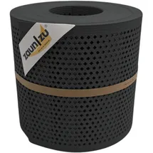 zaunzu® Doppelstabmattenzaun 26 m x 19 cm Anthrazit