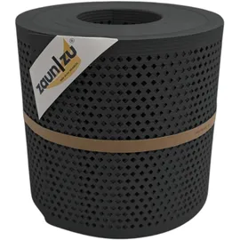 zaunzu® Doppelstabmattenzaun 26 m x 19 cm Anthrazit
