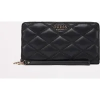 GUESS TAMSIN SLG CHEQUE Schwarz