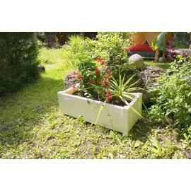 KHW Pflanzkasten 100 x 41 x 43 cm weiß