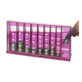 HMF 4710-15 Münzsortierer Euro Spardose 24 x x cm, pink
