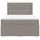 vidaXL Boxspringbett 140 x 200 cm Taupe