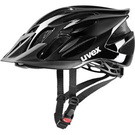 Uvex flash - leichter Allround-Helm für Damen und Herren - individuelle Größenanpassung - waschbare Innenausstattung - black - 53-56 cm