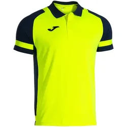 JOMA Lider Poloshirt 063 - fluorgelb/marineblau 4XL