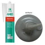 Ramsauer 440 Naturstein Silikon Dichtstoff 310 ml sanitärgrau