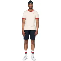 Devold of Norway Archive Ringer Tee Weiß/Chilli M