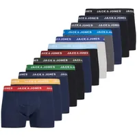 JACK & JONES JACSOLID Boxershorts schwarz M 12er Pack