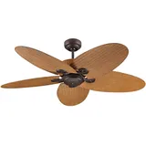 LUCCI Fijian II 132 cm Deckenventilator Braun