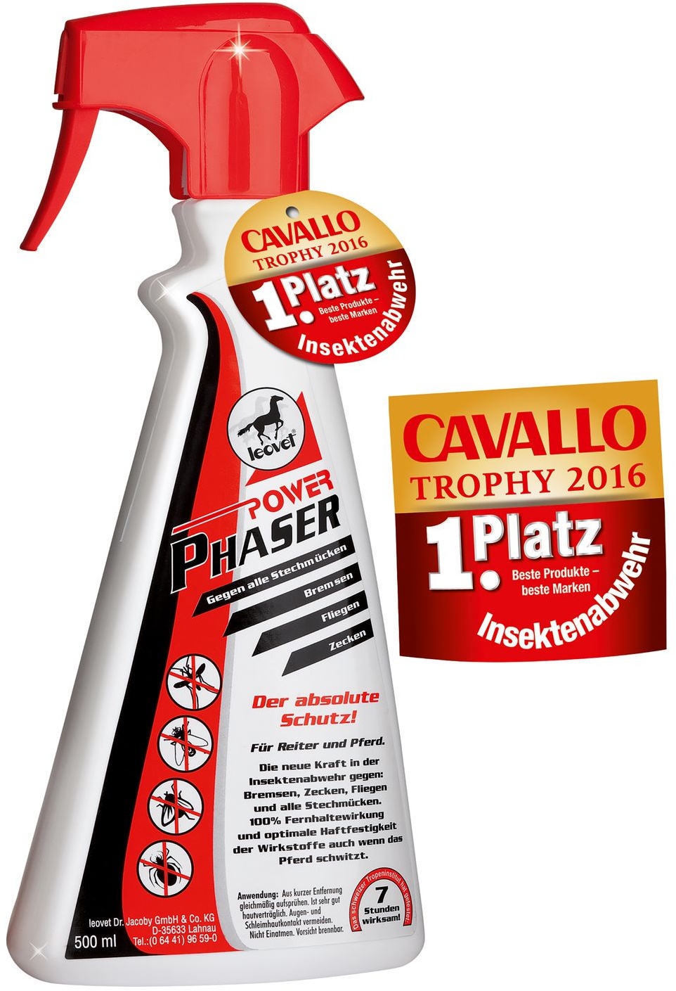 leovet Power Phaser Fliegenspray 550ml neuer Inhalt