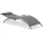 Idimex Gartenliege 195 x 65 x 22 cm Grau