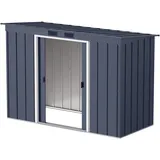 DURAMAXX Gartenhaus 2,63 x 1,13 m Grau