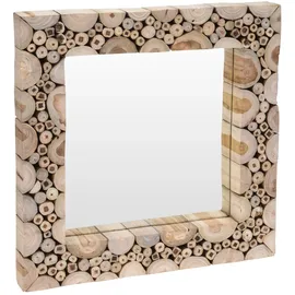 Hti-Living Wandspiegel 0 x 0 cm Teak