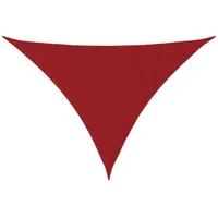 VidaXL Sonnensegel Oxford-Gewebe Dreieckig 4x5x6,4 m Rot