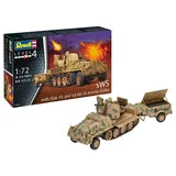 Revell Modellbau 03293 - sWS mit Flak-Aufbau als Selbstfahrlafette grau 1:72