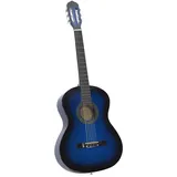 vidaXL Klassikgitarre für Anfänger Blau 4/4 39" Lindenholz