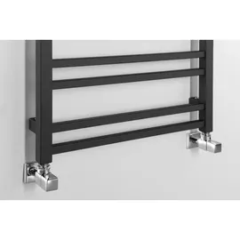 Sapho Badheizkörper 1430 x 550 mm 476 W schwarz matt