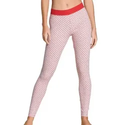 Calida Elastic Trend Leggings Rot Muster Baumwolle X-Small Damen
