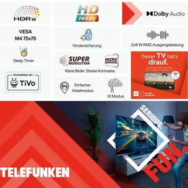 Telefunken XH32TP900S 32'' LED HD-Ready Smart TV