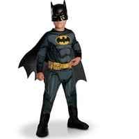 RUBIE'S I-630856L Offizielles Größe L 7–8 Jahre, Jungen, Klassisches Batman-Kostüm, 7-8 ans-117 à 128 cm
