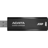 A-Data Adata SC610 (2000 GB, USB-A), USB Stick, Schwarz